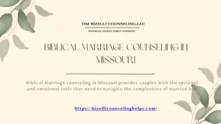 Biblical Marriage Counseling in Missouri at Bizelli Counseling