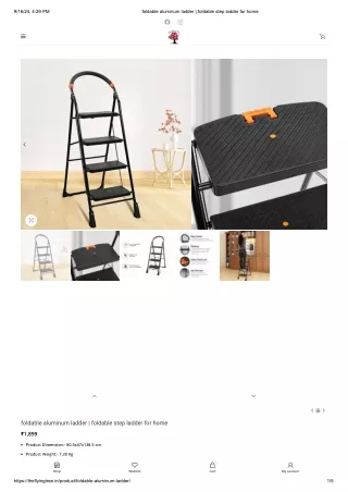 foldable step ladder