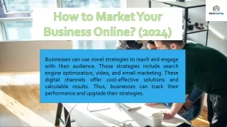 How to Market Your Business Online? (2024)