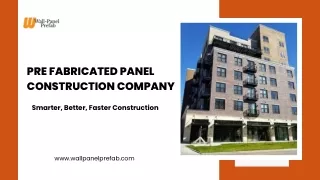 Hire Pre Fabricated Panel Construction Company - Wall-panel Prefab