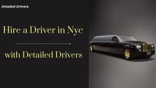 Hire a Driver in NYC for Hassle-Free City Tours