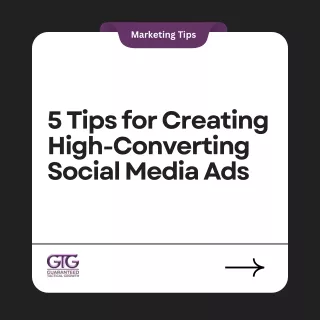 5 Tips for Creating High-Converting Social Media Ads