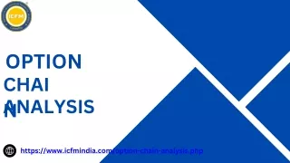 OPTON CHAIN ANALYSIS