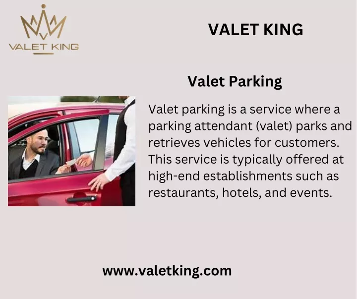 valet king