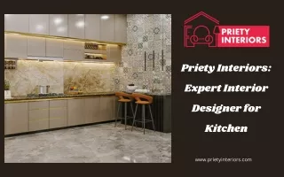 Priety Interiors: Expert Interior Designer for Kitchen