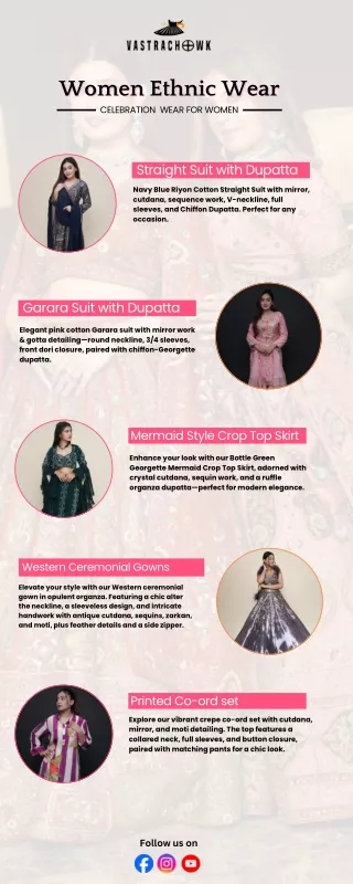 Buy Best Ethnic Wear for Women in Delhi | Vastrachowk