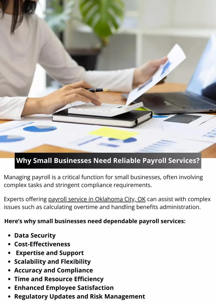 why small businesses need reliable payroll