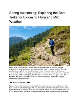 kuari pass trek package