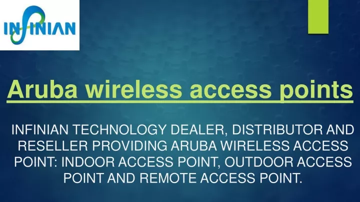 aruba wireless access points