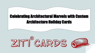 Celebrating Architectural Marvels with Custom Architecture Holiday Cards