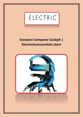 Scorpion Computer Cockpit | Electronicsessentials.store
