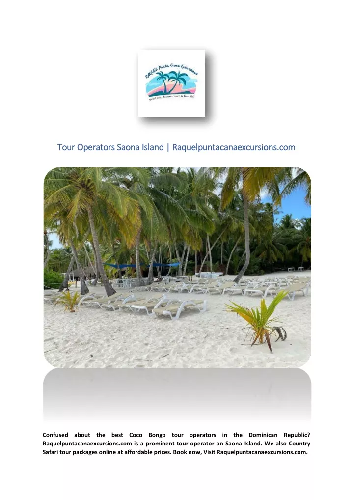 tour operators saona island