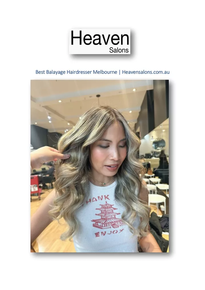 best balayage hairdresser melbourne heavensalons