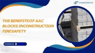 The Benefits of AAC Blocks in Construction Fire Safety