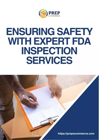 Ensuring Safety with Expert FDA Inspection Services