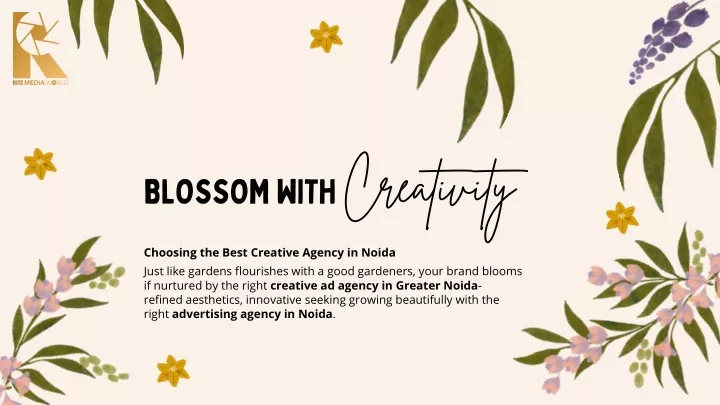 blossom with creativity