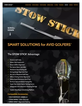 SMART SOLUTIONS for AVID GOLFERS™