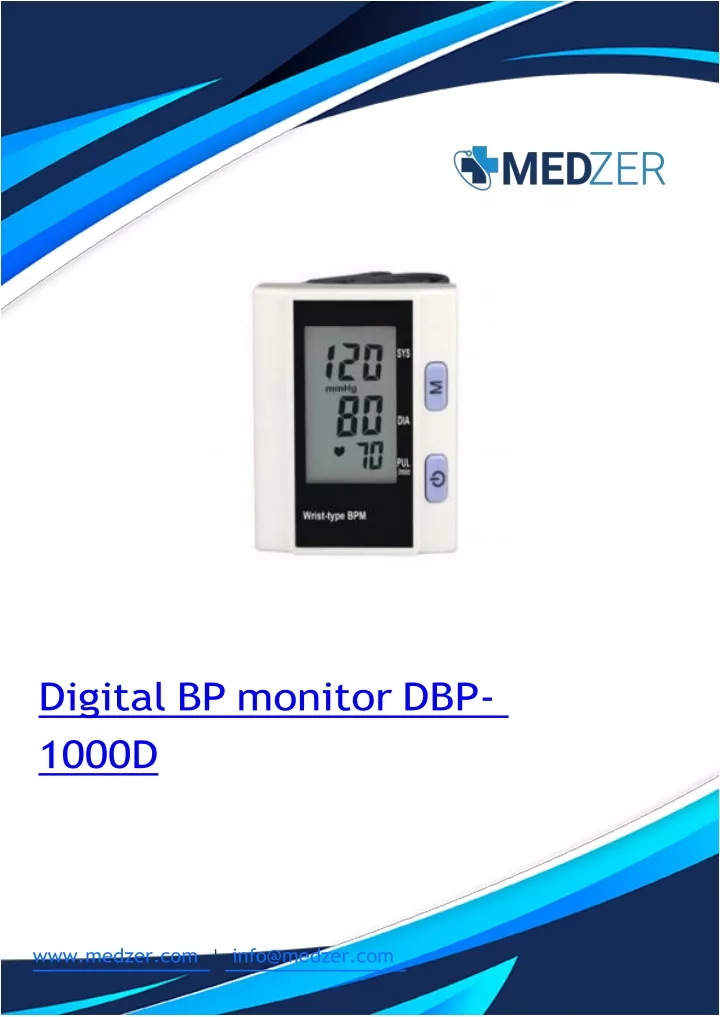 digital bp monitor dbp 1000d