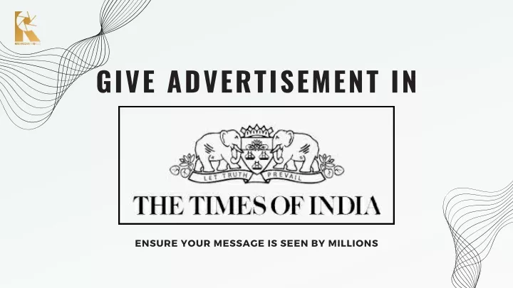 give advertisement in