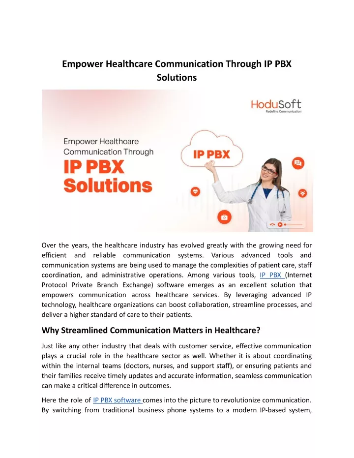 empower healthcare communication through