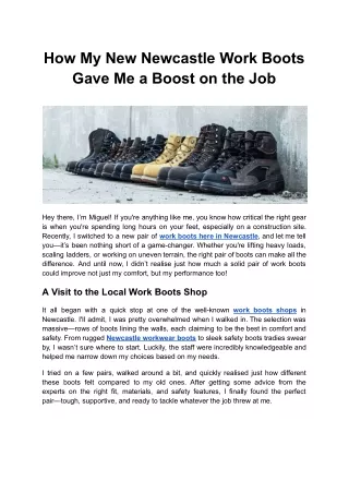 How My New Newcastle Work Boots Gave Me a Boost on the Job (1)