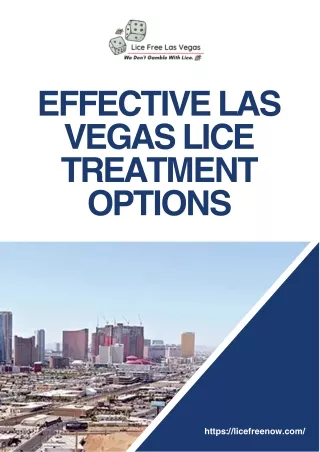 Effective Las Vegas Lice Treatment Options