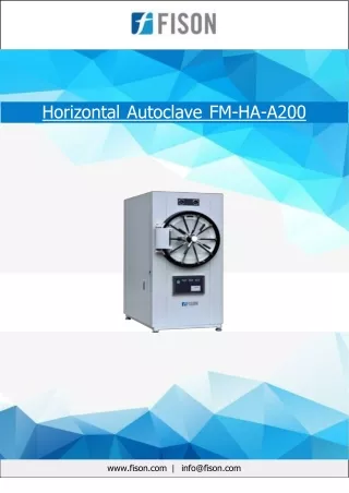 Horizontal-Autoclave-FM-HA-A200