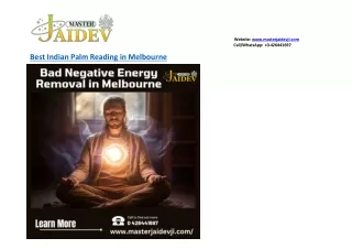 Best Indian Palm Reading in Melbourne