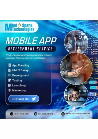 Mobile App Development Company in Orlando, Florida, USA - Mind Spark Technologie