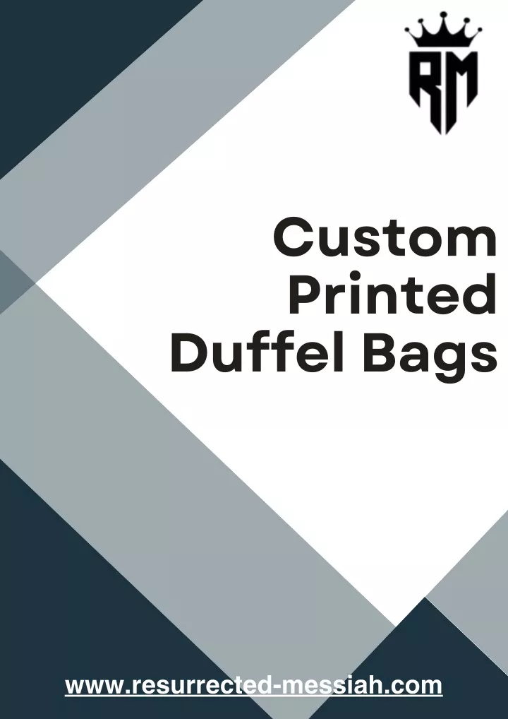 custom printed duffel bags