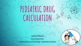 pediatric drug calculation