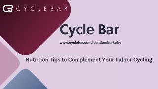 Nutrition Tips to Complement Your Indoor Cycling