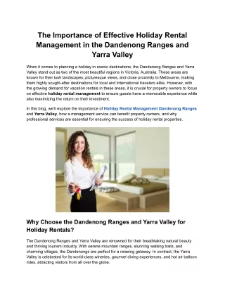 Airbnb Cleaners Dandenong Ranges