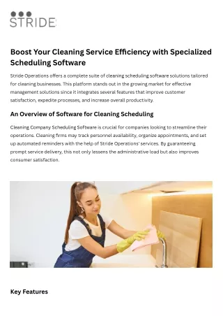 Boost Your Cleaning Service Efficiency with Specialized Scheduling Software