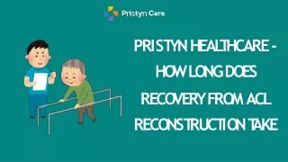 Pristyn Healthcare - How Long Does Recovery from ACL Reconstruction Take