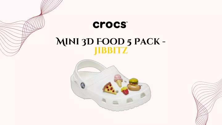 mini 3d food 5 pack jibbitz