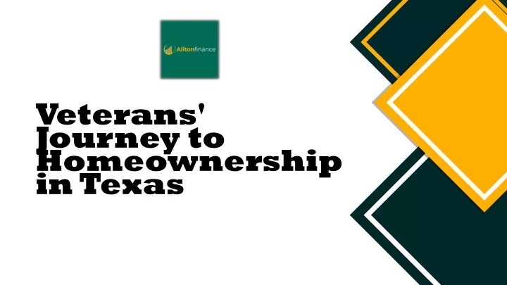 veterans journey to homeownership in texas