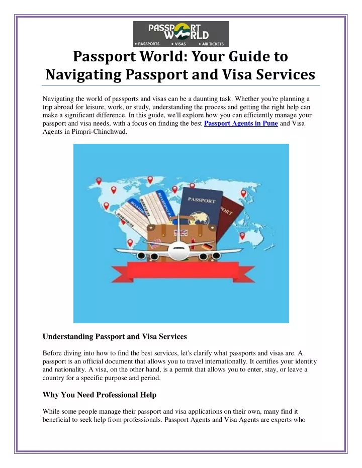 passport world your guide to navigating passport