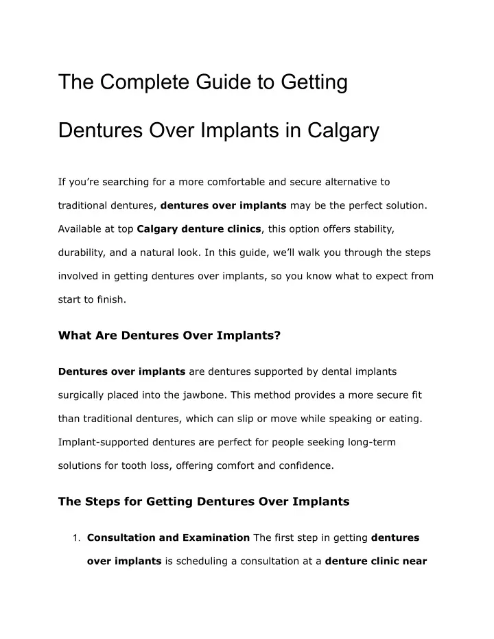 the complete guide to getting