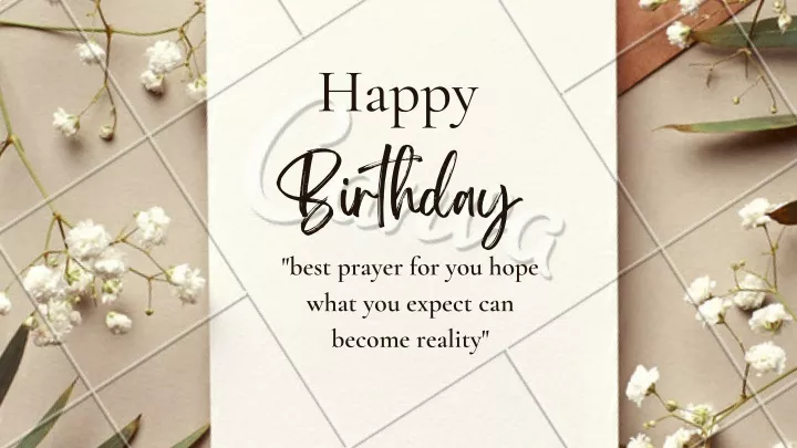 happy birthday best prayer for you hope what