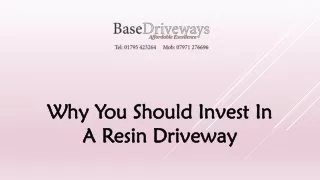 Why You Should Invest in a Resin Driveway