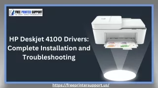 HP Deskjet 4100 Drivers Complete Installation and Troubleshooting