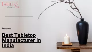 Premium Tabletop Collections for Cafe, Restaurant and Hotels in India