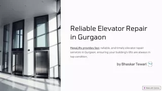 HexaLifts: Gurgaon's Leading Lift Manufacturer for Reliable Vertical Transport