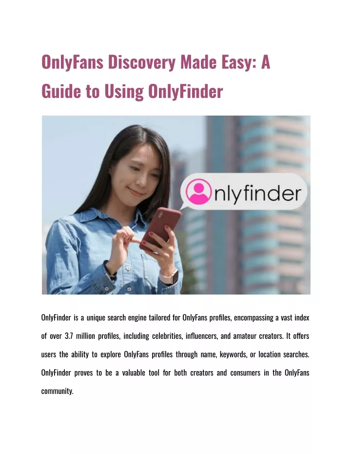 onlyfans discovery made easy a guide to using