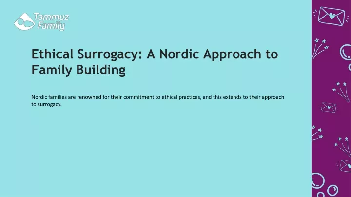 ethical surrogacy a nordic approach to family building