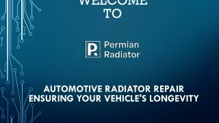 Your Trusted Texas Automotive Radiator Repair Shop – Permian Radiator