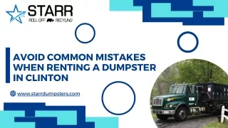 Avoid Common Mistakes When Renting a Dumpster in Clinton