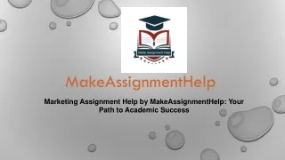 Marketing Assignment Help