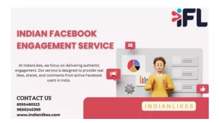 Facebook Engagement Services India - IndianLikes